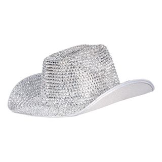 Cowboyhat med Sten i Sølv