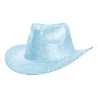 Cowboyhat Skinnende Blå