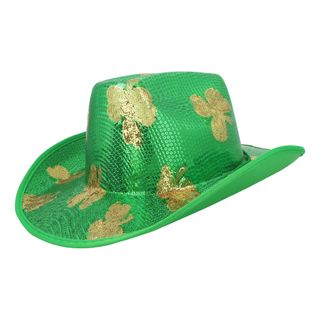 Cowboyhat St Patricks Day Pailletter