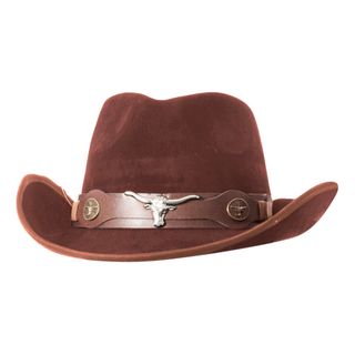 Cowboyhat Suede Brun