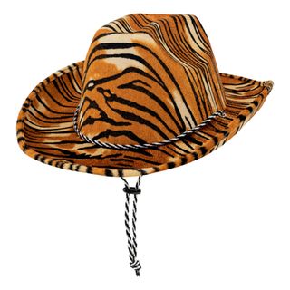 Cowboyhat Tigermønstret