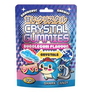 Crystal Gummies Bubblegum Flavour Hajslik