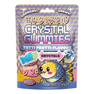 Crystal Gummies Tutti Frutti Flavour Fiskeslik