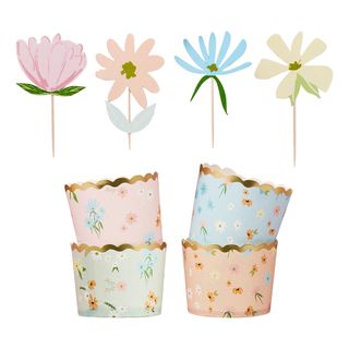 Cupcake Kit Floral Pastel