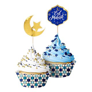 Cupcakesæt Eid Mubarak
