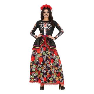 Day of the Dead Kjole Kostume