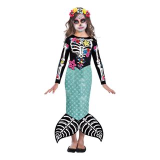 Day of the Dead Havfrue Børnekostume