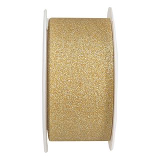 Dekorationsbånd Guld Glitter