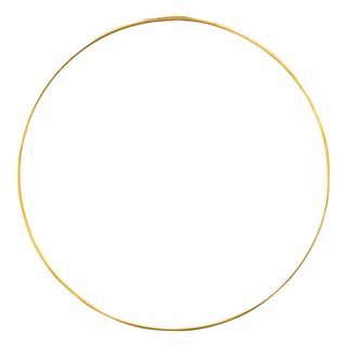 Dekorationsring Bryllup Metal Guld