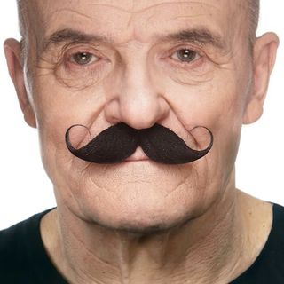Detektiv Moustache Sort