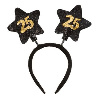 Hårbøjle 25 Birthday Star
