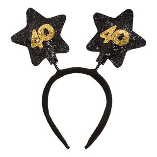 Hårbøjle 40 Birthday Star