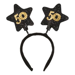 Hårbøjle 50 Birthday Star