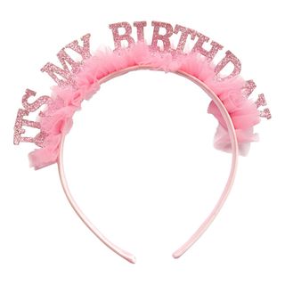Hårbøjle Birthday Lyserød