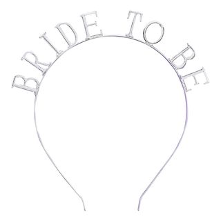 Hårbøjle Bride To Be Sølv