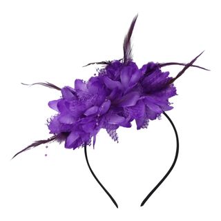 Diadem med Blomma Lila