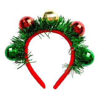 Hårbøjle med Julekugler