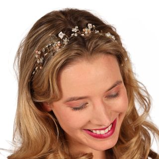 Dirndl Hårband med Pärlor Deluxe