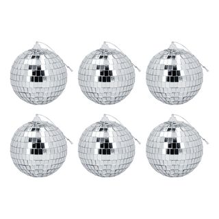 Discokugler Mini Sølv