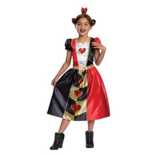 Disney Dronning Hjerter Dame Børnekostume