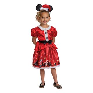 Disney Minnie Mouse Julekjole Børnekostume