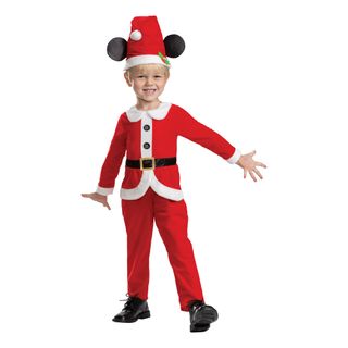 Disney Mickey Mouse Julemand Børnekostume