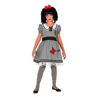 Dukke Halloween Børnekostume