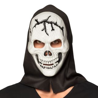 Kraniemaske med Hætte