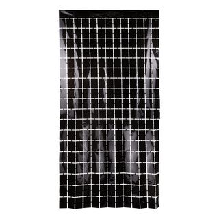 Dørforhæng Plader Sort Metallic