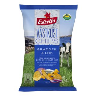 Estrella Vestkystchips Sourcream & Onion
