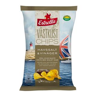 Estrella Västkustchips Havsalt Vineddike