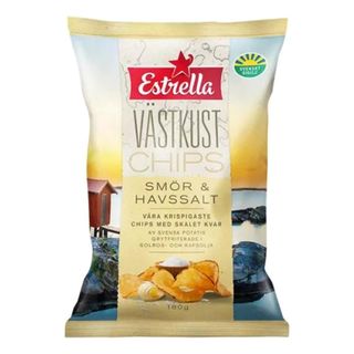 Estrella Västkustchips Smør & Havsalt