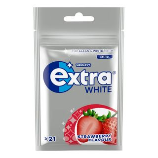Extra White Strawberry Tyggegummi
