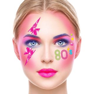 Face Jewels 80'er-motiv