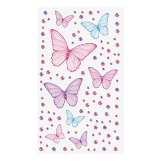 Face Jewels Butterfly Lapsille