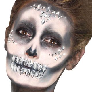 Face Jewels Dødningehoved Sølv