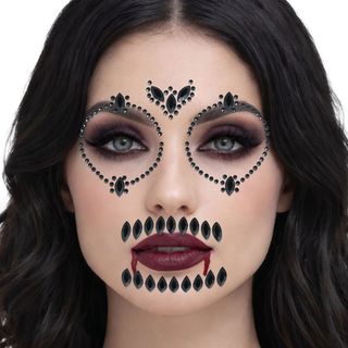 Face Jewels Hodeskalle Svart