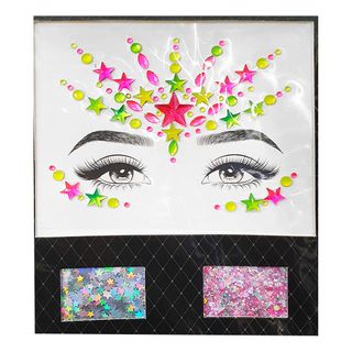 Face Jewels Glitter Sæt