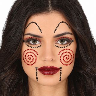 Face Jewels Skrekkdukke