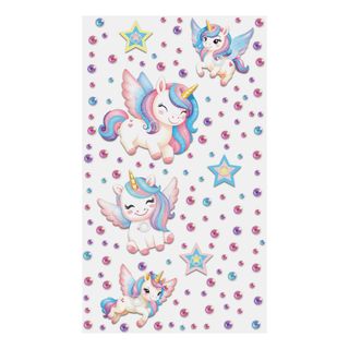 Face Jewels Unicorn Lapsille