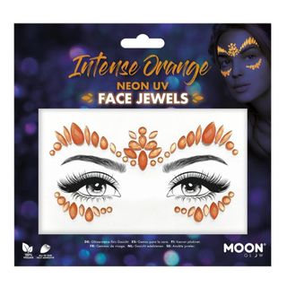 Moon Creations Face Jewels UV Neon Orange
