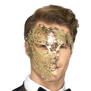 The Phantom Of the Opera Halvmaske Guld