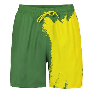 Farveskiftende Badeshorts Grøn/Gul
