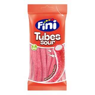 Fini Sour Tubes Jordbær