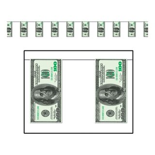 Vimpelguirlande 100-dollarsedler