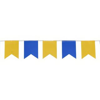 Vimpelguirlande Blå/Gul