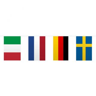 Flagguirlande Europa