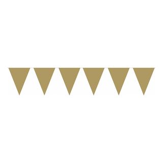 Vimpelguirlande Guld