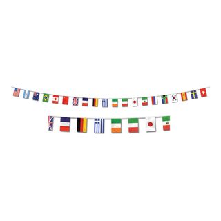 Flagguirlande Internationale Flag
