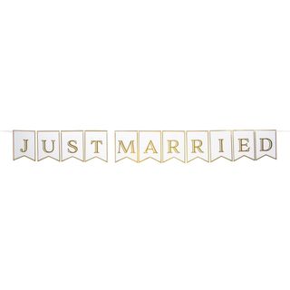 Vimpelguirlande Just Married
